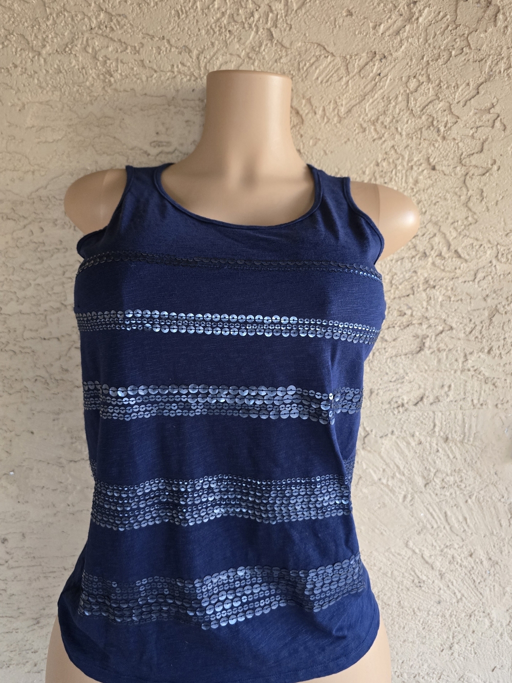 St John's Bay Navy Tank Top